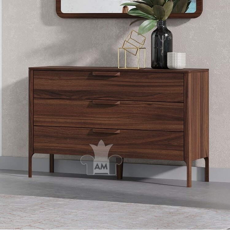 Комод низкий MOD Interiors Ronda, 3 ящика, Грецкий орех, MDI.CHD.RD.31