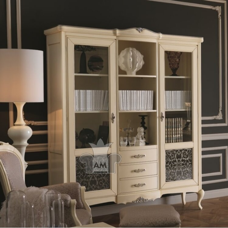 Библиотека Giorgio Casa Memorie Veneziane, 2-дверная с 3 ящиками, арт. 488