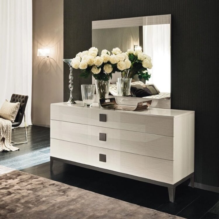 Комод низкий Alf Italia Mont Blanc, три ящика, KJMB120KT