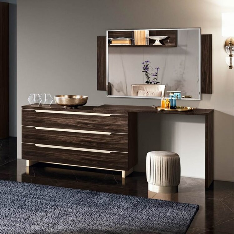 Комод низкий Camelgroup Smart Noce Patrizio, три ящика, 162CMS.01NP