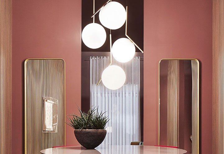 Подвесной светильник Flos IC Lights S2 red burgundy