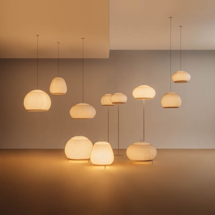 Напольный светильник Vibia Knit 7494 Beige