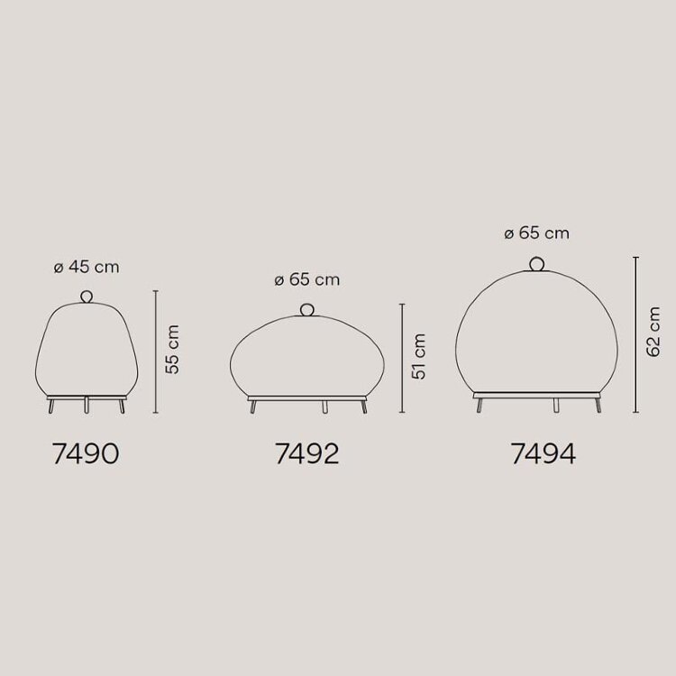 Напольный светильник Vibia Knit 7494 Beige