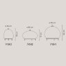 Напольный светильник Vibia Knit 7494 Beige