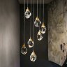 Подвесной светильник Delight Collection Crystal rock 7 gold Подвесной светильник Delight Collection Crystal rock 7 gold