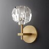 Бра Restoration Hardware Boule De Cristal Single Sconce Lacquered Burnished Brass