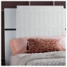 Мягкое изголовье из двух подушек Кровать 154/160 Status Caprice White