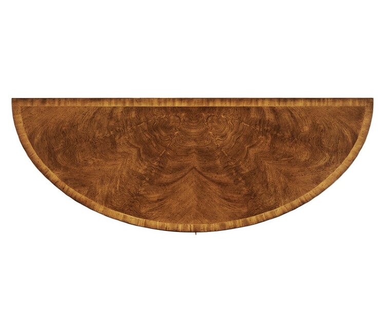 Буфет Jonathan Charles Crotch Walnut Demilune Sideboard