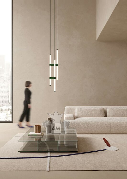 Подвесной светильник Axo Light Paralela Vertical 6 black