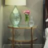 Декоративный стол Jonathan Charles Eglomise & Gilded Small Iron Three-Tier Table