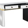 Консоль 2 ящика с золотистой отделкой см Garda Decor KFG125