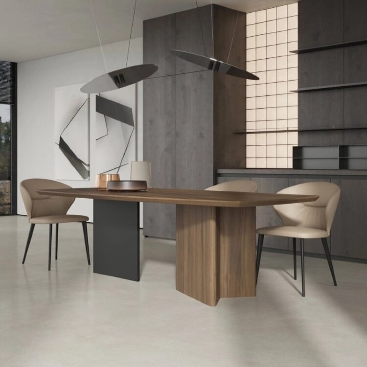 Стол обеденный MOD Interiors Miramar 200, фиксированный, Орех F (V36F), MDI.DT.MRM.78