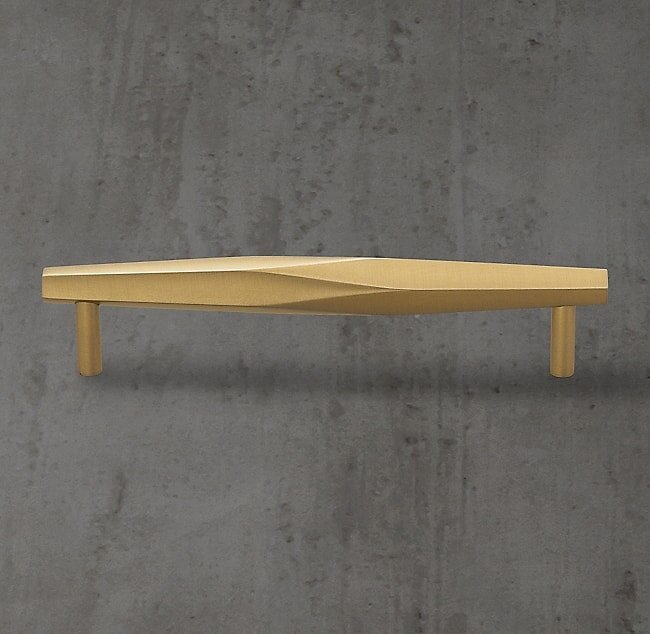 Ручка-скоба Restoration Hardware Camden L.10.2 Lac.Burnished Brass