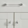 Ручка-скоба Restoration Hardware Lambeth Crystal L.20.3 Polished Chrome