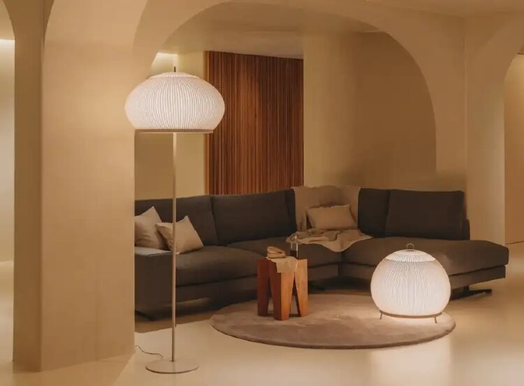 Напольный светильник Vibia Knit 7492 Beige