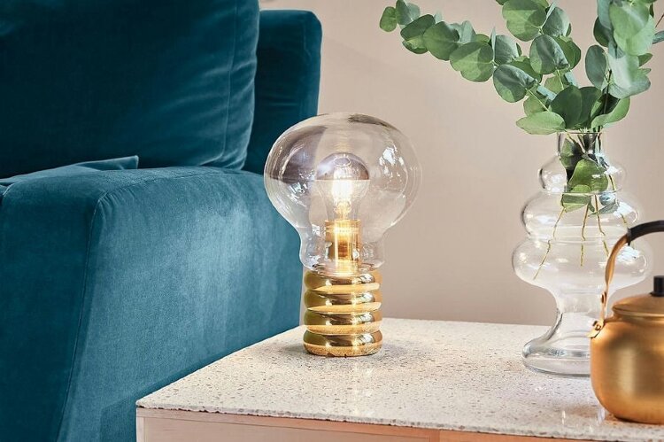 Настольная лампа Ingo Maurer Bulb Brass LED