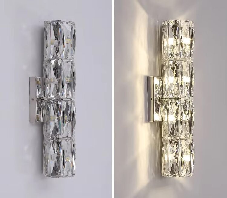 Настенный светильник Delight Collection A06W/4 silver/clear