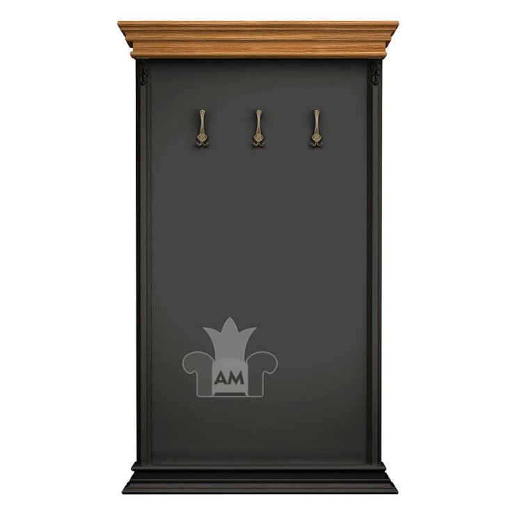 Прихожая композиция 2 Тиволи WOOD, Черный/Ясень