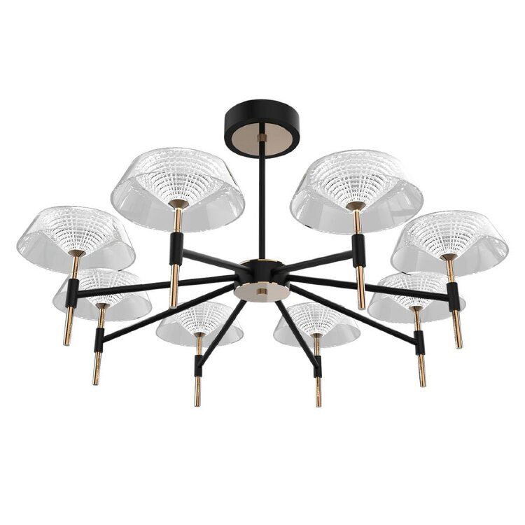Люстра Delight Collection MD21001018-8A black/gold