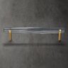 Ручка-скоба Restoration Hardware Camden Crystal L.15.2 Lac.Burnished Brass