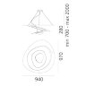 Люстра Artemide Pirce Gold