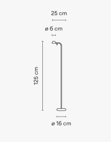 Торшер Vibia Pin 1660 White