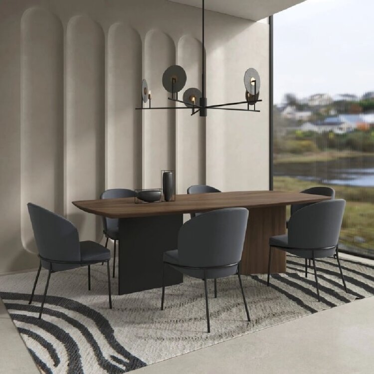Стол обеденный MOD Interiors Miramar 240, фиксированный, Орех F (V36F), MDI.DT.MRM.80