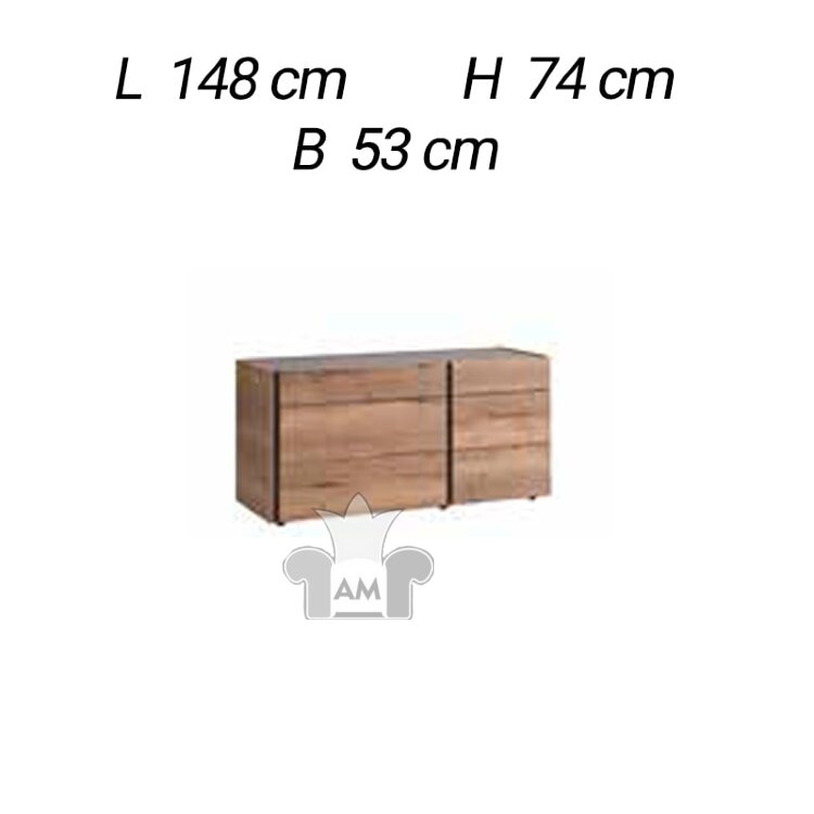 Комод Alf Group DaDo-Dice 6 ящиков KJDD120