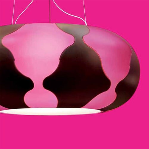 Подвесной светильник Leucos FLAN Fucsia/Marrone