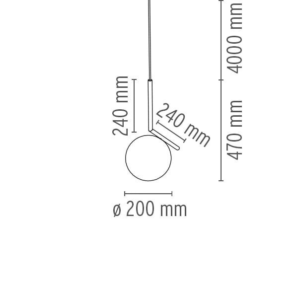 Подвесной светильник Flos IC Lights S1 chrome