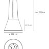 Подвесной светильник Artemide Choose Parchment
