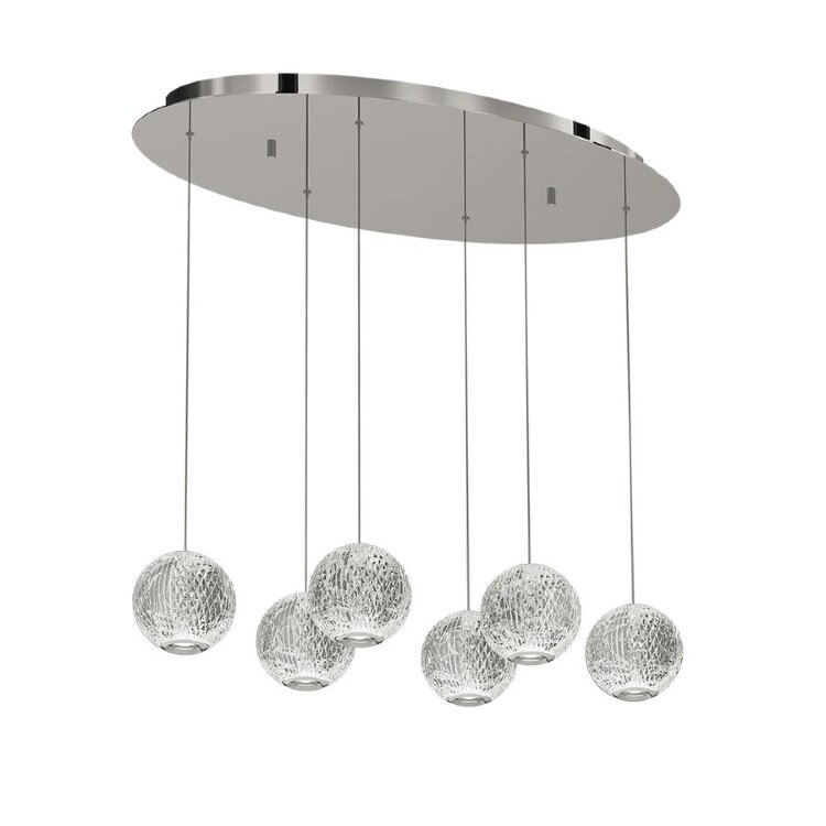 Подвесной светильник Delight Collection MD20001012-6A chrome