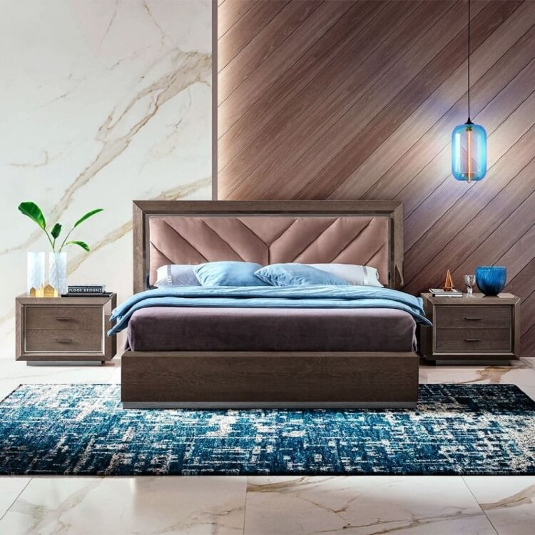Кровать 160x200 Imbottito Camelgroup Elite, с мягким изголовьем и подъёмником