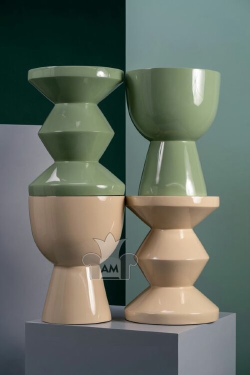 Приставной столик Pols Potten Tam Tam beige
