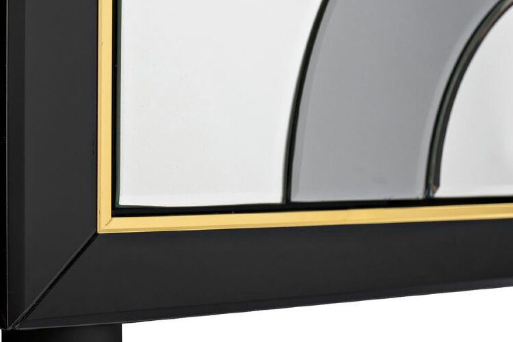 Консоль 2 ящика зеркало двухцветное см Garda Decor KFG122