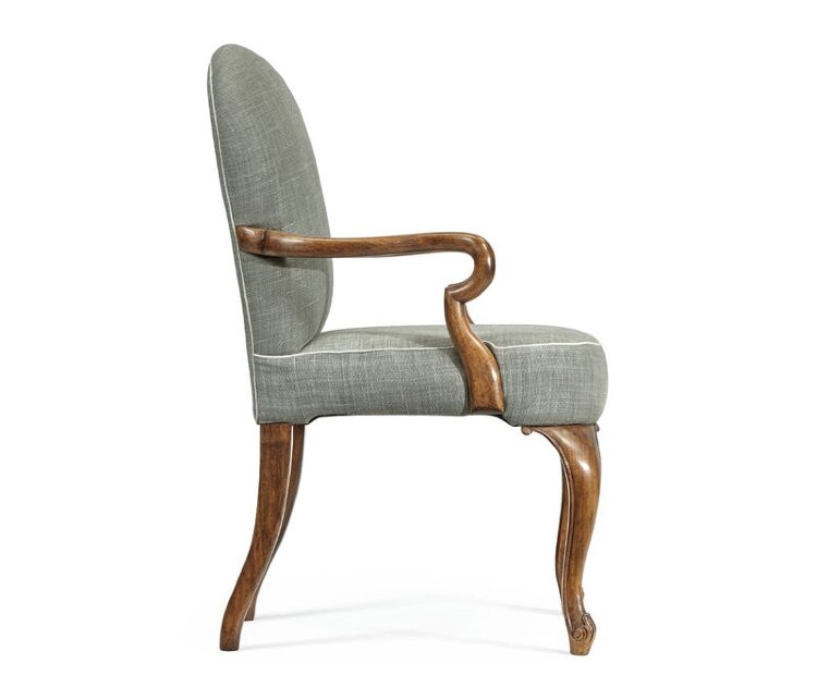 Полукресло Jonathan Charles Gunby Grey Fruitwood Dining Arm Chair