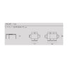 Стол обеденный Target Point Perigeo 115(160)х80 см, раскладной, TA161