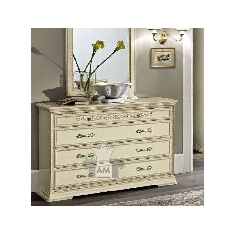Комод Camelgroup Torriani Avorio, 4 ящика, низкий, 128CMS.01AV