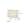 Комод Camelgroup Torriani Avorio, 4 ящика, низкий, 128CMS.01AV