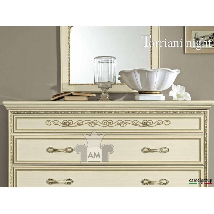 Комод Camelgroup Torriani Avorio, 4 ящика, низкий, 128CMS.01AV
