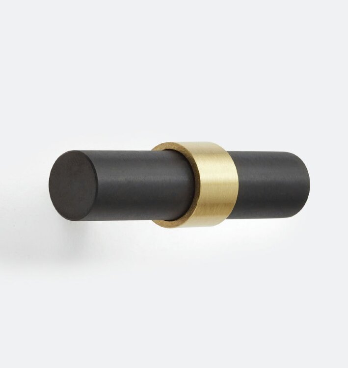 Ручка-штопор Rejuvenation Harlow Satin Brass & Oil-Rubbed Bronze
