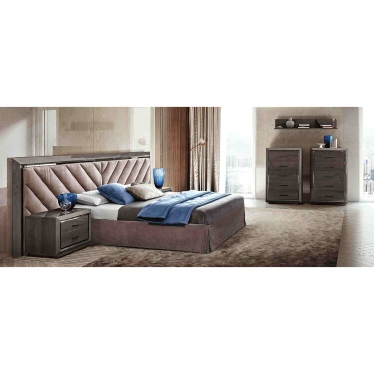 Кровать 160x200 Imbottito коллекции Camelgroup Elite, с подъёмным механизмом и рингом