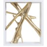 Настенный декор Phillips Collection Framed Branches Wall Tile White/Gold