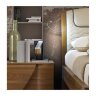 Кровать 160х200 SINKRO  Camelgroup Luna Noce экокожа Visione с подъемником 151LET.36NO