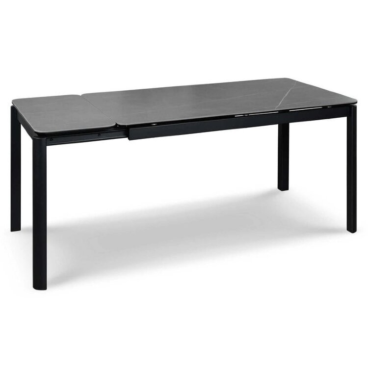 Стол обеденный MOD Interiors Toledo, 140 (180) см, керамика графит (C48), раздвижной, MDI.DT.TOL.2