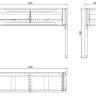 -KONS Консоль Grimaldi см Garda Decor 77IP-GD007