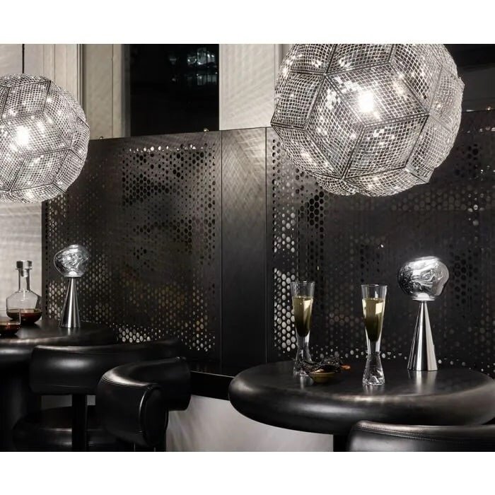 Настольная лампа Tom Dixon Melt silver