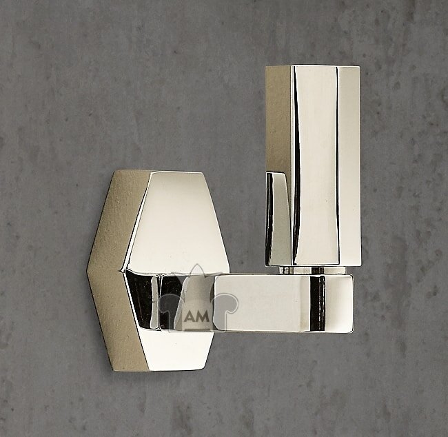 Крючок Restoration Hardware Lambeth Hex. Small Polished Nickel