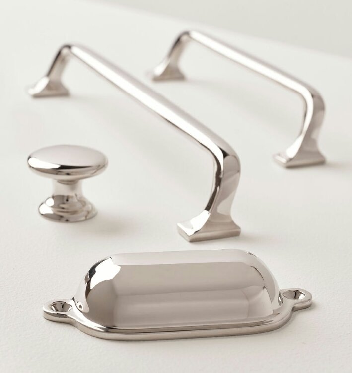 Ручка-кнопка Rejuvenation Vernon Mushroom Polished Chrome