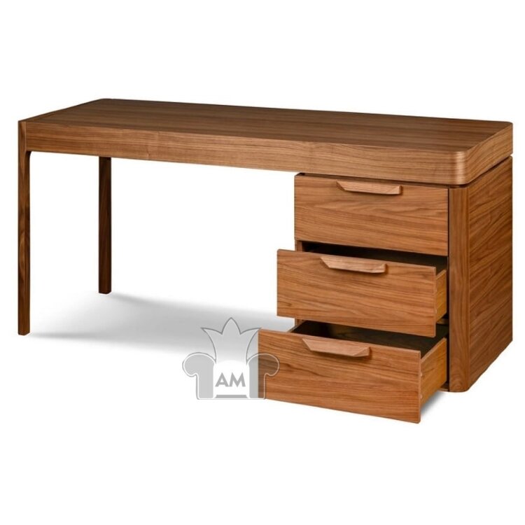 Письменный стол MOD Interiors Ronda, 3 ящика, шпон Ореха F, MDI.WD.RD.115